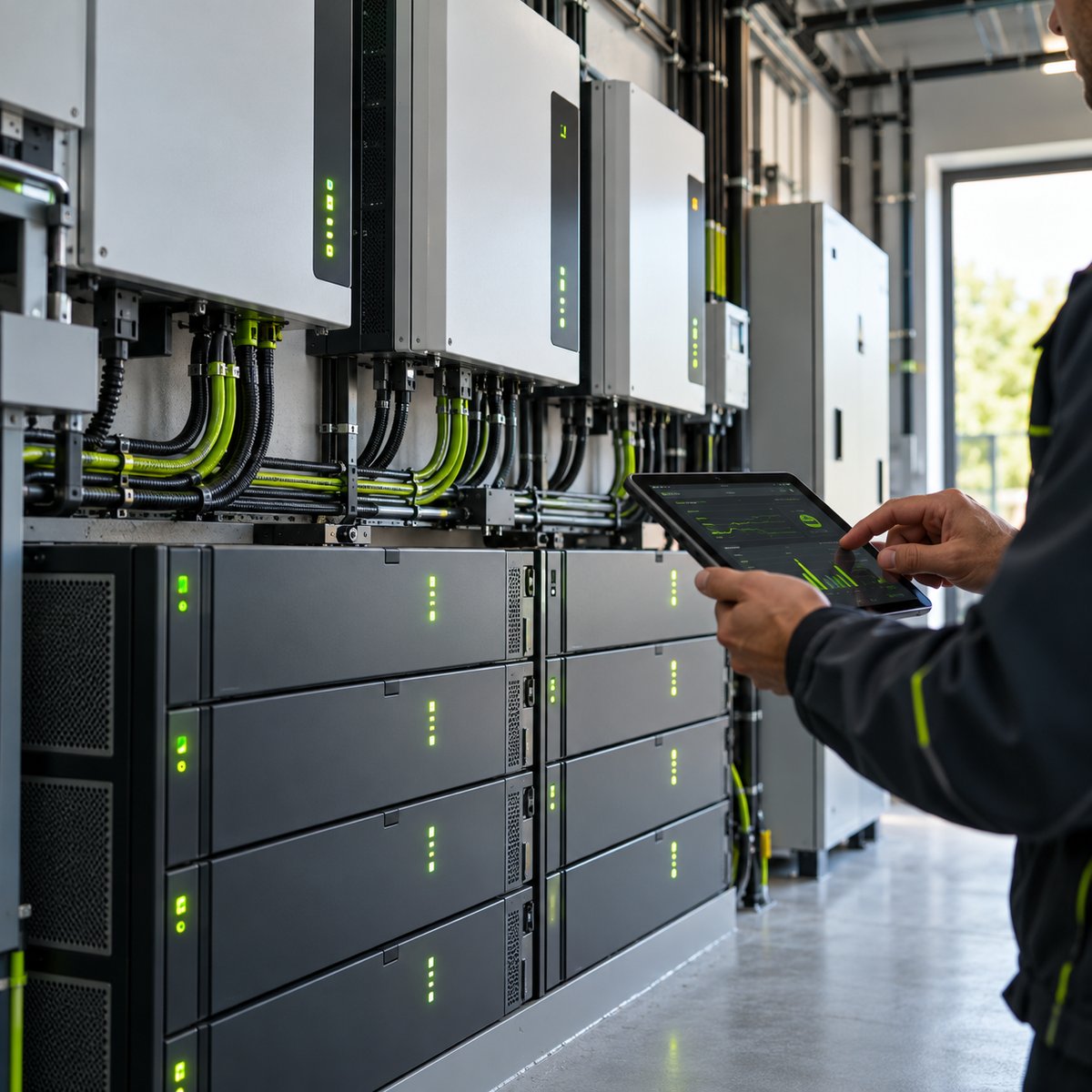 Battery storage installed by Goderus Energy